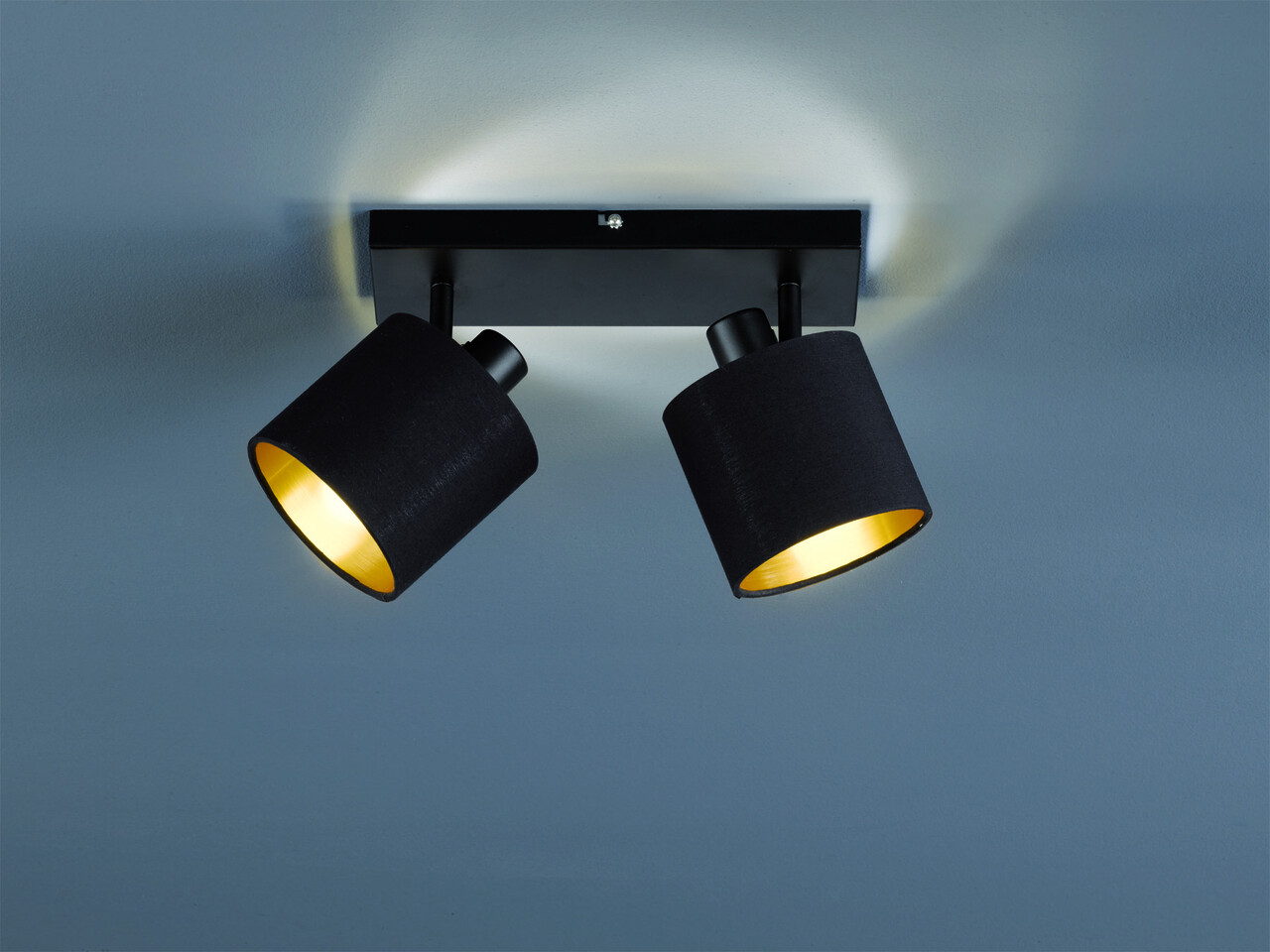 Plafoniera Tommy, RL, 28x17.6x19 cm, 28W, 2x E14, metal, negru mat - imagine 4